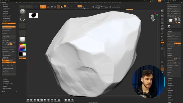 Экспорт моделей и карт из ZBrush _ Карты Normal и Displacement _ CG скульптинг, уроки на русском (72