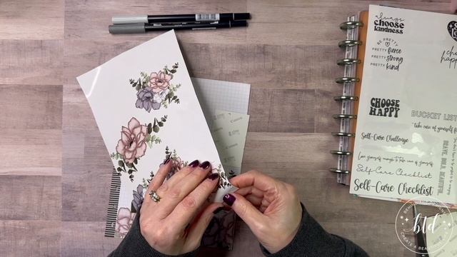 APRIL PLAN WITH ME | Creative Memory Journal Page | Happy Planner | Live Love Posh Stickers