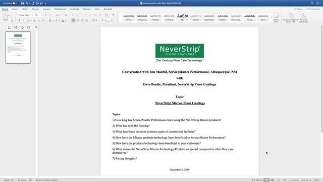 Lower Floor Care Costs & More Customer Satisfaction with NeverStrip Micron Technology and Products смотреть онлайн