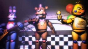 Выступление рокстар аниматроников под музыку фнаф 4