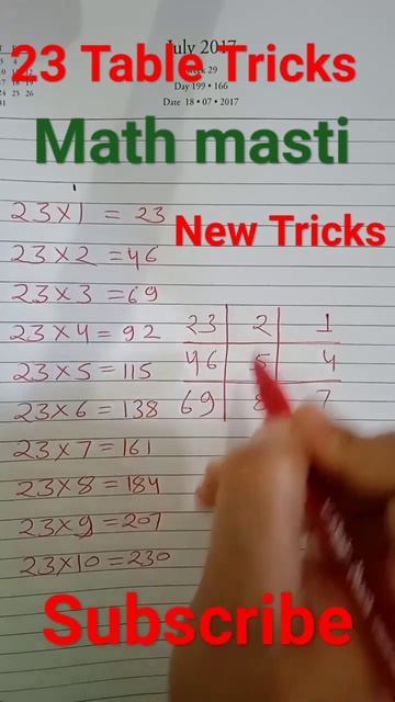 23 Table Tricks|NewTricks   #संस्कारstudy #tabletrick #table #basicmaths #short #viral #youtubeshor смотреть онлайн