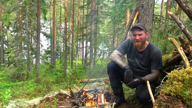 Строительство убежища и ночевка