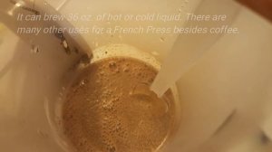 French Press Coffee and Loose Leaf Tea Maker by Life Giving Liquid Review