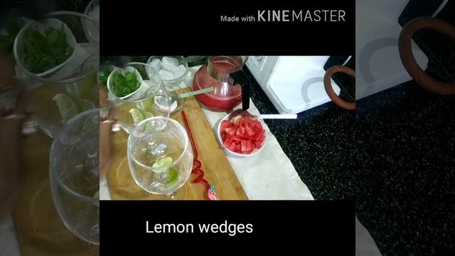 SUMMER DRINK # WATERMELON LEMONADE #WATERMELON MOCKTAILS #RICH SOURCE OF VITAMIN C #EASY TO MAKE