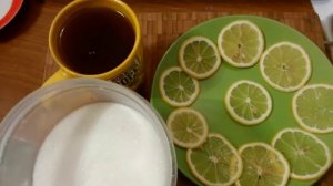 Чай с лимоном