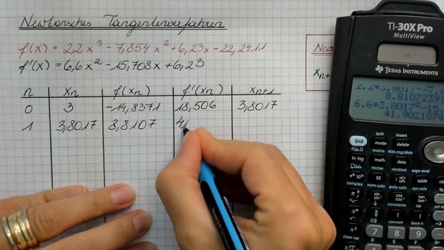Newtonsches Tangentenverfahren zur näherungsweisen Bestimmung von Nullstellen von Polynomen смотреть онлайн