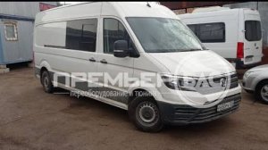 Фольксваген Крафтер 35 (L3H2) из цельнометаллического фургона в грузопассажирский микроавтобус