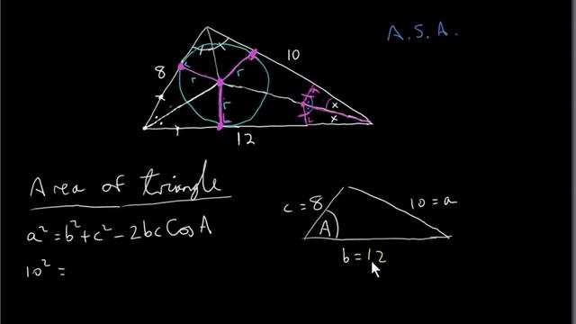 Geometry 7 - Radius of the Incircle of a triangle смотреть онлайн