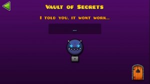 ALL CODES FROM THE VAULT + SECRET VAULT | Geometry Dash 2.1