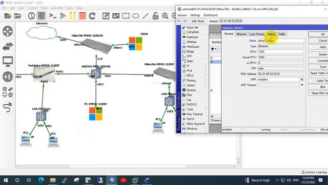 11- How to configure PPPoE Server and PPPoE Client on Mikrotik смотреть онлайн