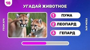 УГАДАЙ ЖИВОТНОЕ ПО ФОТО / УГАДАЙ 35 ЖИВОТНОЕ ПО ФОТО ЗА 10 СЕКУНД