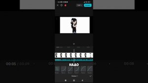 туториал как сделать покачивание видео в CapCut (у меня новая ос) #гача #rap  #capcut #туториал