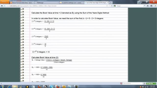 Sum of the Years Digits Depreciation Calculator смотреть онлайн