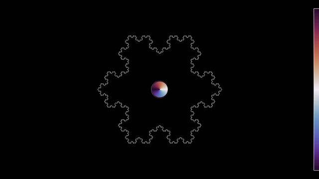 A refracting von Koch snowflake смотреть онлайн