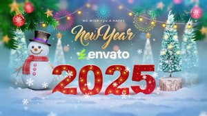 Заставка (Интро) Новогодняя 12 на Новый год или рождество. Монтаж видео на заказ. Пример..mp4_snapsh