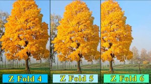 Samsung Galaxy Z Fold 4 против Z Fold 5 и Z Fold 6 / Сравнение камер