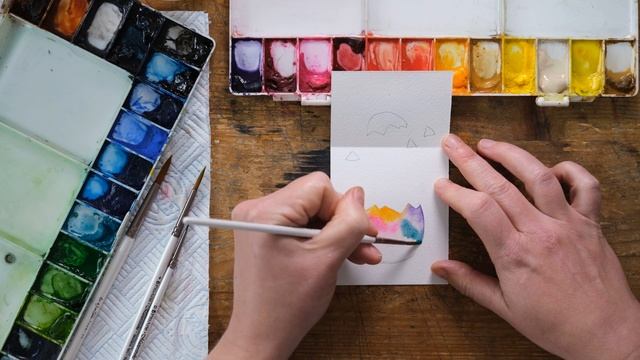 How To Paint A Pop Up Easter Card - Family Easter Craft Ideas смотреть онлайн