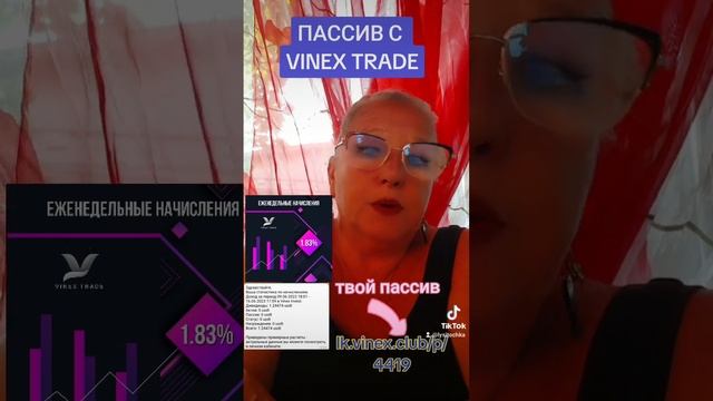 ПАССИВ С Компанией VinexTrade/Вайнекс Траде