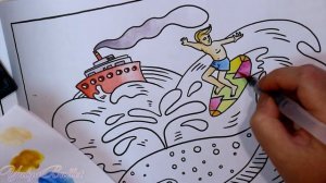 КАК РАСКРАШИВАТЬ АКВАРЕЛЬЮ  КАК РАСКРАШИВАТЬ КАК БОСС #5