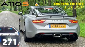 Alpine A110S Enstone |УСКОРЕНИЕ 270КМ/Ч и ЗВУК AutoTopNL