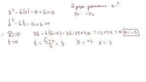 10 класс математика уравнение с параметром a