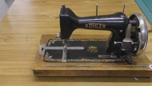 Старая швейная машина КЁЛЕР. г. Альтенбург Германия 30 годы 20века .
