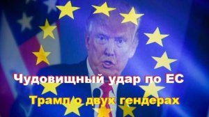 Удар по Евросоюзу. Трамп о двух гендерах в 2022 и 2025 годах