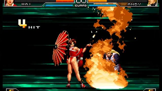 Quick Comparison - Mai Shiranui - KOF XV vs 2002 Unlimited Match