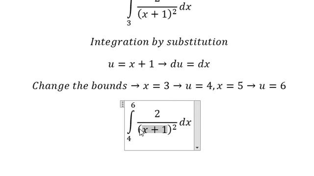 Calculus Help: Integral ∫ From 3 to 5 2/(x+1)^2 dx - Integration by substitution смотреть онлайн