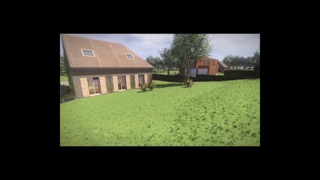 Maquette 3D Pavillon et jardin смотреть онлайн