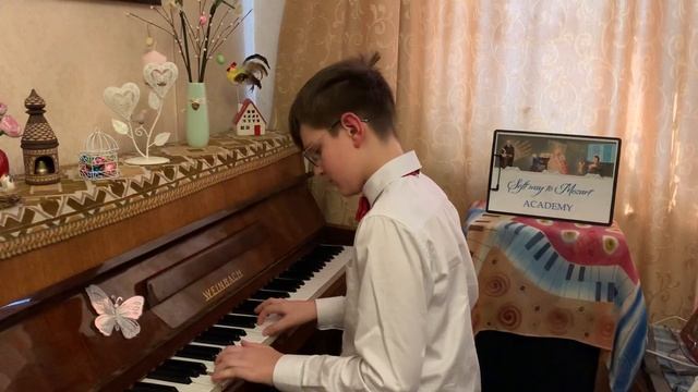 ВЫПУСК SOFT MOZART 2023 Уровень 1, Andrey, 11 yo, Russia, plays Шитте Этюд соч 160 №10. смотреть онлайн