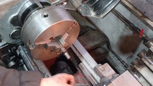 Мини погрузчик своими руками, штуцер для гидравлики на токарном станке.