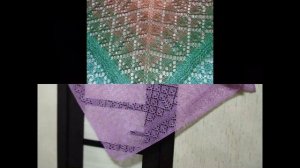 Представляю свою шаль "Анна"