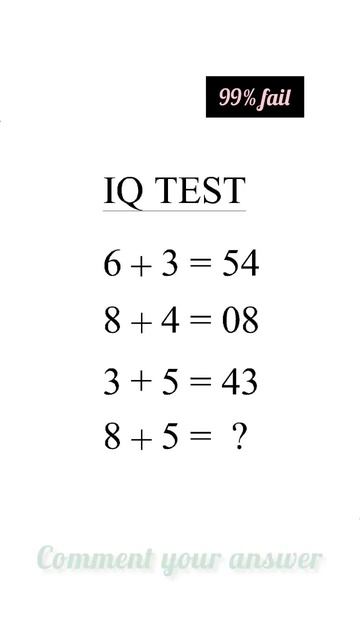 are you ready for a massive thinking for this IQ test - 99% fail #mathematics #tricks #maths #psc