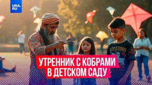 В детском саду Узбекистана провели шоу с ядовитыми среднеазиатскими кобрами