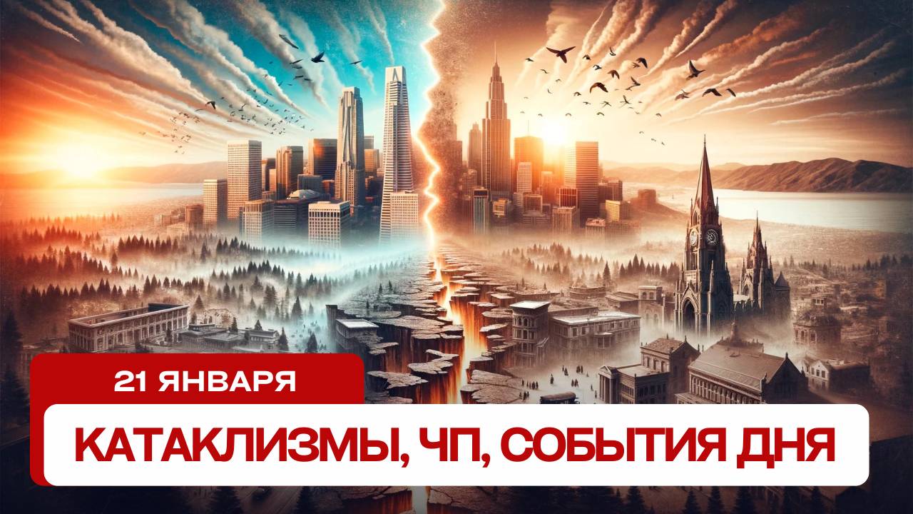 Катаклизмы сегодня 21.01.2025. Новости сегодня, ЧП, катаклизмы за день, события дня