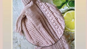 Комбинезон песочный на собак вязаный