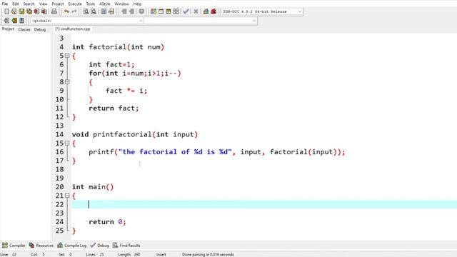 Void Function in C Programming #cprogramming