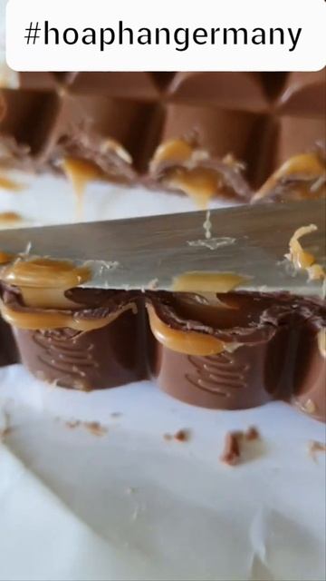 Milka Caramel Chocolate/ ASMR Eating Sweet Unwrapping Satisfying #hoaphangermany смотреть онлайн