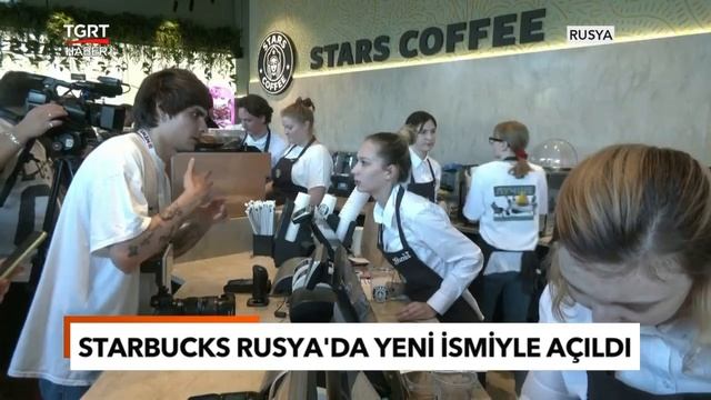 Starbucks Rusya'da "Stars Coffee" ismiyle açıldı: Logoda dikkat çeken değişiklik - TGRT Haber смотреть онлайн