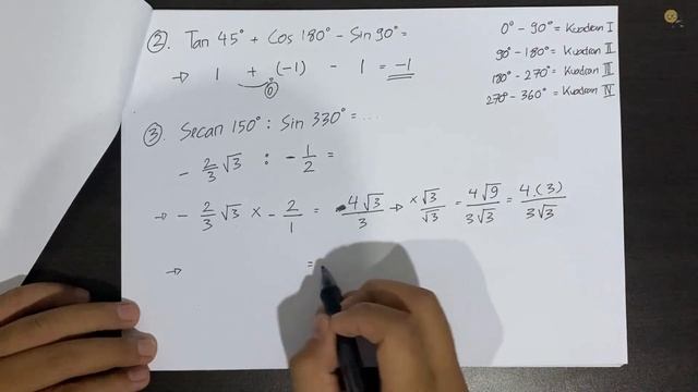 Soal Sin Cos Tan Part 1 смотреть онлайн