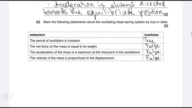 A Level Physics Revision: Oscillations Past Paper Questions Solutions , Simple Harmonic Motion смотреть онлайн