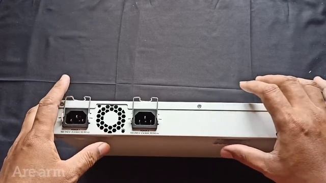 Unboxing Mikrotik Cloud Core Router CCR1036-12G-4S ( v2 ) - Dual PSU - Are arm
