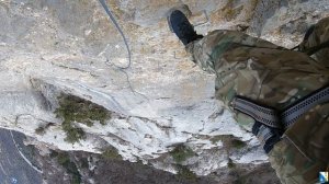 Виа Феррата. Самый сложный участок!