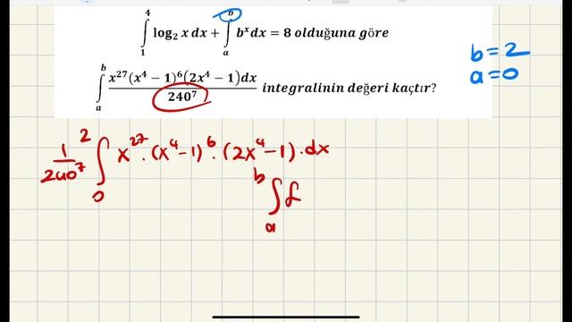 BAKARSINIZ ÖSYM YAZARLARIDA BU SORUYU GÖRÜR✏️✏️..[İNTEGRAL] #aytmatematik #integral