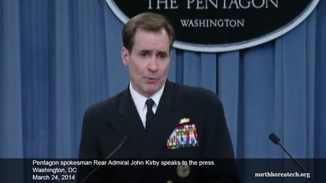 North Korea questions at Pentagon briefing, March 24, 2014 смотреть онлайн