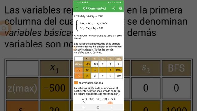 Aplicación para resolver método simplex смотреть онлайн