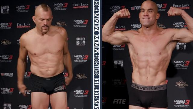 Liddell vs. Ortiz 3 Weigh-Ins: Chuck Liddell, Tito Ortiz Make Weight - MMA Fighting
