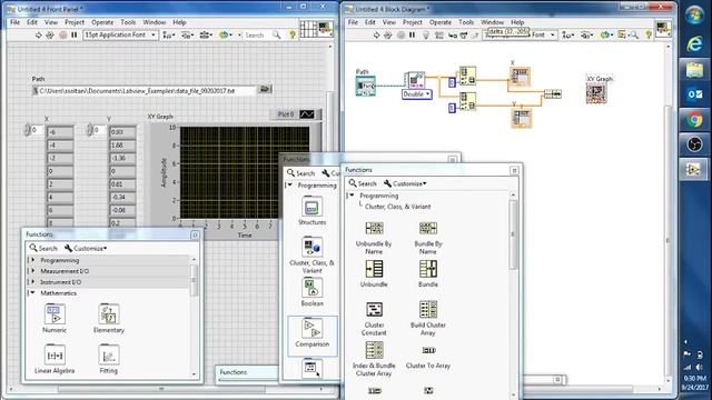 Spline Interpolation of Excel Data Using Labview
