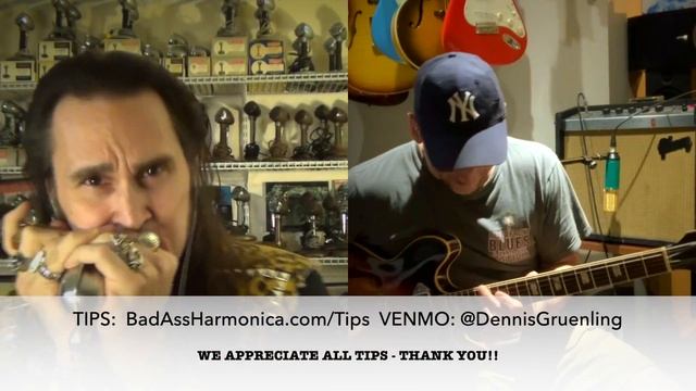 How To Play Jazzy Blues Harmonica with Guitar - Blues Harmonica Jam, Bill Jennings - Tunesday 4 смотреть онлайн